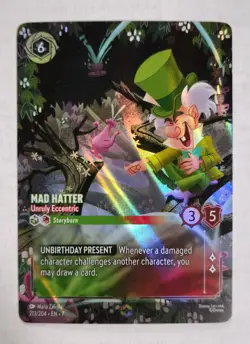 Lorcana Archazias Island MAD HATTER - UNRULY ECCENTRIC ENCHANTED 213/204 NM - Image 1
