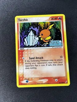 Pokemon Card - Torchic Crystal Guardians 66/100 Common Reverse Holo Stamped - Image 1
