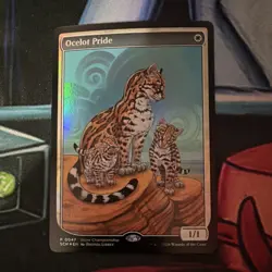 Magic The Gathering Ocelot Pride Promo Foil Store Championship Card - Image 1