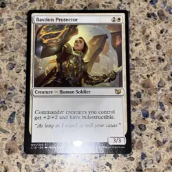 Bastion Protector 1 Commander 2015 Regular MTG TCG CARD NM - Image 1