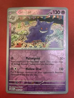 Gengar Scarlet & Violet 151 Reverse Holo Card 94/165 NEAR MINT - Image 1