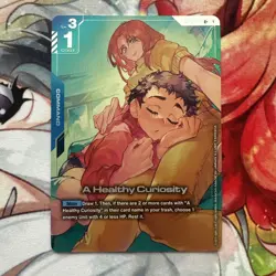 Gundam Card Game A Healthy Curiosity R+ GD03-101 Alt Art - Image 1