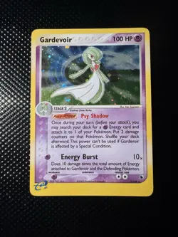 Pokemon Gardevoir Ruby & Sapphire Series Holo 2004 Trading Card # 7/109 - Image 1