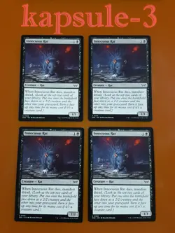 4x Innocuous Rat | Duskmourn: House of Horror | MTG Magic Cards - Image 1