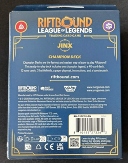 Riftbound League of Legends Trading Card Game: Jinx Champion Deck - Image 2