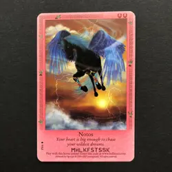 Bella Sara 2008 Ancient Lights - Promo NOTOS P3/4 - RARE Card! M/NM - Image 1