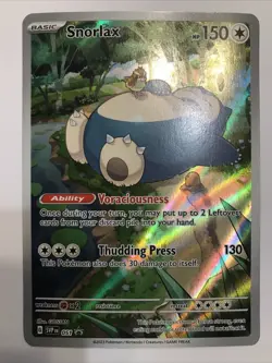 Snorlax 051 Sv: Scarlet & Violet Promo Cards Holo - Image 1