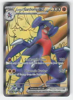 Cynthia's Garchomp ex 204 NM Holo SVP SV: Scarlet & Violet Promo Cards - Image 1