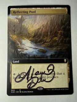 Signed Reflecting Pool (Extended Art) Commander Legends: Baldur's Gate - Image 1