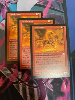 MTG - THUNDERMARE X3 - PORTAL - LP/MP - Image 1