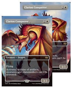 MTG Borderless Tarkir: Dragonstorm TDM Clarion Conqueror MINT - Image 1