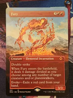 MTG Modern Horizons 2 - Fury (Borderless) NM - Image 1