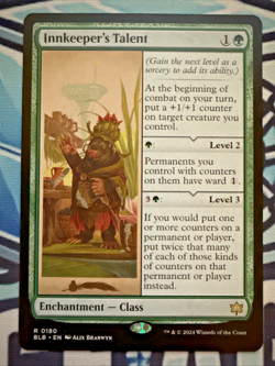 Inkeeper's Talent #180 Magic: The Gathering Bloomburrow NM Rare - Image 1