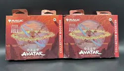 Lot of (2) Magic MTG Avatar The Last Airbender Collector Booster Sealed NEW - Image 1