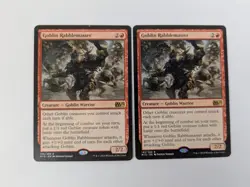 2x MTG Goblin Rabblemaster (Rare, Core Set 2015 M15) Light Played LP TCG - Image 1