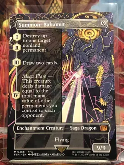 Summon: Bahamut (Non-foil) [Borderless] Final Fantasy 0356 Mythic MTG - Image 1