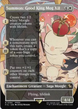 Summon: Good King Mog XII Borderless - Commander: Final Fantasy - 194 NM - Image 1