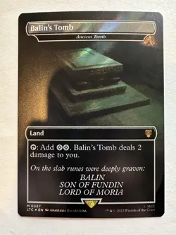 MTG Magic the Gathering Surge Foil Ancient Tomb Balins Tomb LTC - Image 2