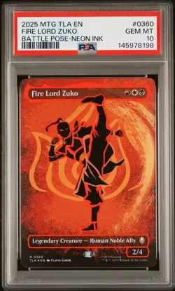 2025 MTG AVATAR: THE LAST AIRBENDER #0360 FIRE LORD ZUKO PSA 10 - Image 1
