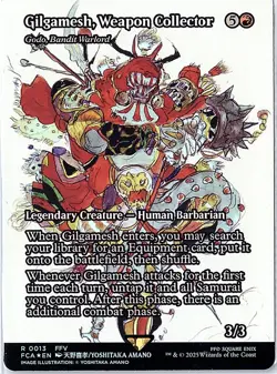 Gilgamesh, Weapon Collector - Godo, Bandit Warlord (Showcase) Foil R FCA 13 NM - Image 1