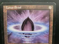 Lotus Petal – Tempest MTG 1997 Vintage Artifact Magic the Gathering LP - Image 3