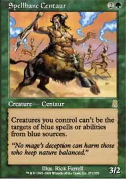 MTG Spellbane Centaur - Foil, Odyssey, Moderately Played, English - Image 1