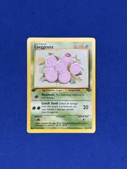 🥚 NM EXEGGCUTE 1ST EDITION - 52/64 WotC Pokemon TCG Jungle Set - Image 1