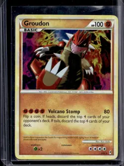 2011 Pokemon Call of Legends Groudon Reverse Holo #6/95 - Image 1