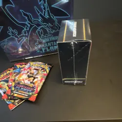 Pokemon Mega Evolution Phantasmal Flames ETB + Booster Box + 3 packs - Image 2