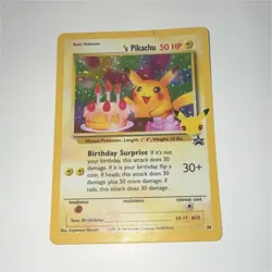 Pokemon Birthday Pikachu Celebrations Classic collection Promo - Image 1