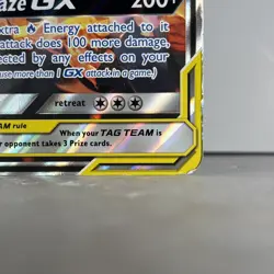 2019 Pokemon Reshiram & Charizard GX Tag Team #SM201 Jumbo Card HP - Image 4