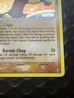Pokemon - Sudowoodo 15/115 Reverse Holo, Unseen Forces - LP - Image 5