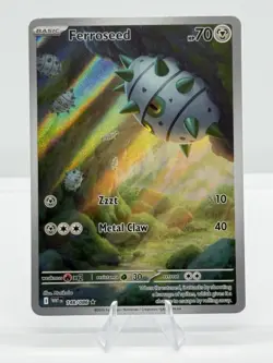 Pokemon TCG Ferroseed Sv: White Flare 148/086 Illustration Rare Holo Card 2025 - Image 1