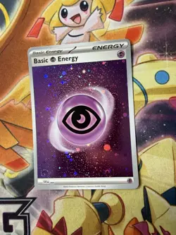 Psychic Energy SVE 005 Cosmos Holo Pokemon 151 English NM3 Swirls - Image 1