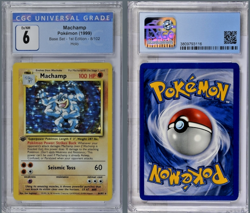 1999 Pokemon 1st Edition Machamp CGC 6 Unlimited Base Set 8/102 Holo Rare WOTC - Image 2