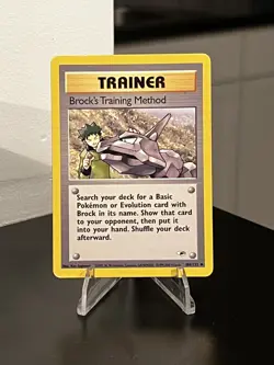 Brock’s Training Method 106/132 Gym Heroes Pokemon TCG DM - Image 1