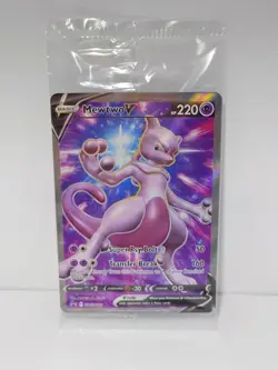 Pokemon TCG Mewtwo v SWSH229 Factory Sealed - Image 1