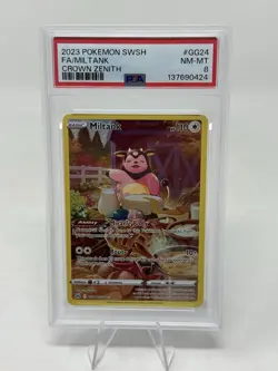 2023 Pokemon SWSH Crown Zenith Miltank Galarian Gallery #GG24/GG70 PSA 8 - Image 1