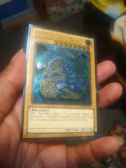 Blue-Eyes White Dragon YSKR-EN001 Ultimate Rare Unlimited LP - Image 3