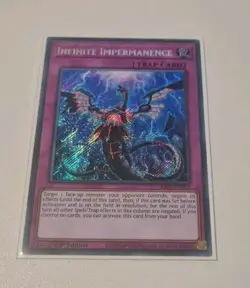 Yu-Gi-Oh Infinite Impermanence Secret Rare RA01 - EN075 1st Edition - Image 1