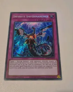 Yu-Gi-Oh Infinite Impermanence Secret Rare RA01 - EN075 1st Edition - Image 2