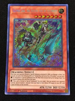 Yugioh Gizmek Uka The Festive Fox of Fecundity ETCO-EN031 1st SECRET (NM) - Image 1