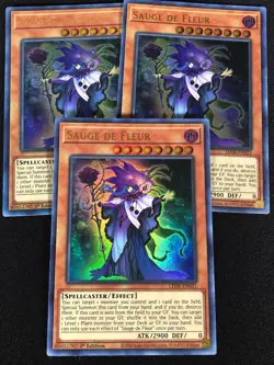 Yugioh Sauge De Fleur LED8-EN021 1st Ultra x3 (NM) - Image 1