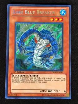 Yugioh Lost Blue Breaker GENF-EN083 1st Secret (NM) - Image 1