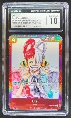 2023 One Piece Premium Collection FILM RED Edition Uta #OP01-005 CGC 10 B PT - Image 1