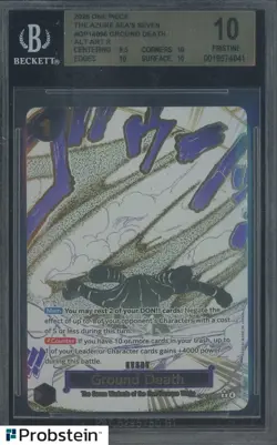 #1 2026 One Piece OP14-EB04 EN Alternate Art #96 Ground Death BGS 10 PRISTINE - Image 1