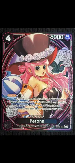 Perona (045) (SP) EB03-045 Extra Booster: One Piece Heroines Edition Foil Mint - Image 1
