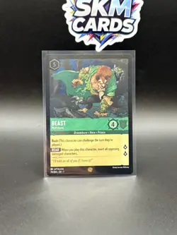 Disney Lorcana Beast Wolfsbane Legendary Cold Foil 70/204 NM - Image 2