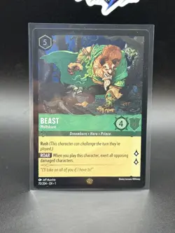 Disney Lorcana Beast Wolfsbane Legendary Cold Foil 70/204 NM - Image 5