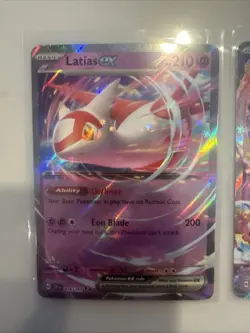 Latias ex 076/191 & Mew ex 151/165 LOT Double Rare Cards Surging Sparks 151 NM/M - Image 2